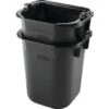 Rubbermaid 5 Quart Heavy-Duty Cleaning Pail (4-Pack) (Black) -Rubbermaid 112051 V Lg