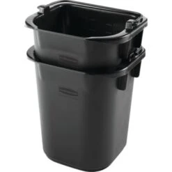 Rubbermaid 5 Quart Heavy-Duty Cleaning Pail (4-Pack) (Black)