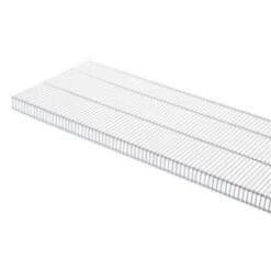 Rubbermaid 8-Foot X 16-Inch White Tight Mesh Shelf