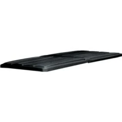 Rubbermaid 1.5 Cu Yd Black Rotational Molded Tilt Truck Lid