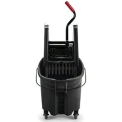 Rubbermaid 35 Quart Plastic Down-Press Mop Bucket (Black) 7 Rubbermaid 35 Quart Plastic Down-Press Mop Bucket (Black) -Rubbermaid 124016 w DetailedProductView2 Lg