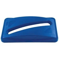 Rubbermaid 23 Gallon Slim Jim Paper Slot Recycling Trash Can Lid (Blue) 5 Rubbermaid 23 Gallon Slim Jim Paper Slot Recycling Trash Can Lid (Blue) -Rubbermaid 126172 v DetailedProductView1 Lg