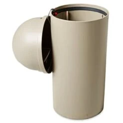 Rubbermaid Marshal 15 Gallon Plastic Round Trash Can (Beige) 13 Rubbermaid Marshal 15 Gallon Plastic Round Trash Can (Beige) -Rubbermaid 127410 v DetailedProductView5 Lg