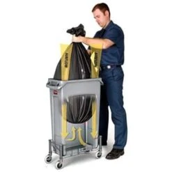 Rubbermaid Slim Jim 23 Gallon Trash Can (Beige) 11 Rubbermaid Slim Jim 23 Gallon Trash Can (Beige) -Rubbermaid 127418 v DetailedProductView3 Lg