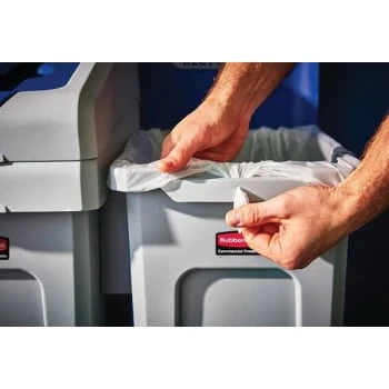 Rubbermaid Slim Jim 46 Gallon Recycling Station Kit 7 Rubbermaid Slim Jim 46 Gallon Recycling Station Kit - Image 5