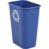 Rubbermaid 10 Gal Blue Desk-Side Paper Recycling Container (12-Pack) -Rubbermaid 139733 V Lg