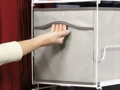 Rubbermaid 10-3/4-Inch Gray Cubby 2-Pack