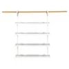 Rubbermaid 4-Shelf Closet Helper Unit 2 Rubbermaid 4-Shelf Closet Helper Unit -Rubbermaid 1806115
