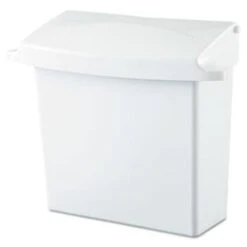 Rubbermaid Commercial Wall-Mount Sanitary Napkin Receptacle W/ Rigid Liner