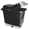 Rubbermaid 48 Gallon Commercial Metal Frame Cube Truck (Black) 2 Rubbermaid 48 Gallon Commercial Metal Frame Cube Truck (Black) -Rubbermaid 190749 WebOnly Lg