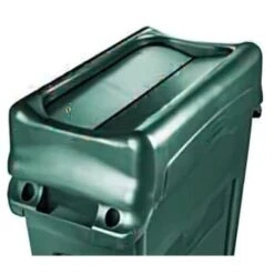 Rubbermaid 16 Gallon Slim Jim Swing Trash Can Lid (Green) (4-Pack) -Rubbermaid 196796 w DetailedProductView5 Lg