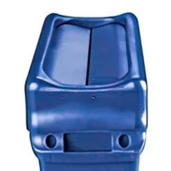 Rubbermaid Slim Jim Swing Trash Can Lid (Blue) (4-Pack) -Rubbermaid 196887 w DetailedProductView3 Lg