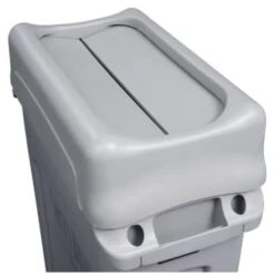 Rubbermaid Slim Jim Swing Trash Can Lid (Gray) (4-Pack) -Rubbermaid 196888 w DetailedProductView2 Lg