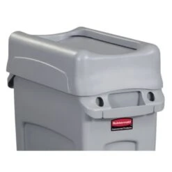 Rubbermaid Slim Jim Swing Trash Can Lid (Gray) (4-Pack) -Rubbermaid 196888 w DetailedProductView5 Lg