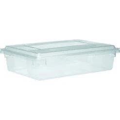 Rubbermaid Food/Tote Pan Lid W/ 4-Cup Scoop (6-Pack) (Clear)