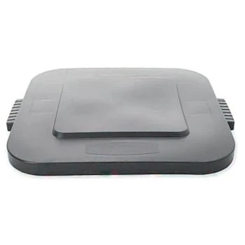 Rubbermaid 28 Gallon Brute Square Trash Can Lid (Gray) (6-Pack) 4 Rubbermaid 28 Gallon Brute Square Trash Can Lid (Gray) (6-Pack) - Image 2
