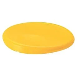 Rubbermaid 8 Quart Round Food Pan Lid (12-Pack) (Yellow) -Rubbermaid 196927 w DetailedProductView4 Lg