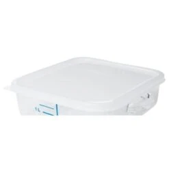 Rubbermaid 8 Quart Square Food Pan Lid (12-Pack) (White) -Rubbermaid 196929 w DetailedProductView5 Lg