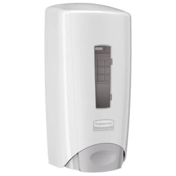 Rubbermaid Flex Wall-Mount Push-Style Liquid Hand Soap Dispenser (10-Pack) (White) 4 Rubbermaid Flex Wall-Mount Push-Style Liquid Hand Soap Dispenser (10-Pack) (White) - Image 2