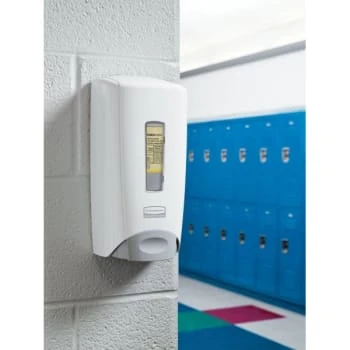 Rubbermaid Flex Wall-Mount Push-Style Liquid Hand Soap Dispenser (10-Pack) (White) 8 Rubbermaid Flex Wall-Mount Push-Style Liquid Hand Soap Dispenser (10-Pack) (White) - Image 6