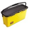 Rubbermaid 28 Quart Plastic Top Down Charging Bucket (Yellow) -Rubbermaid 228166 WebOnly Lg