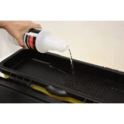 Rubbermaid 28 Quart Plastic Top Down Charging Bucket (Yellow) -Rubbermaid 228166 w DetailedProductView4 Lg