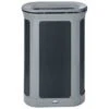 Rubbermaid Commercial Deco Indoor Trash Can 13 Gal Pill Pearl Gray/umbra Gray