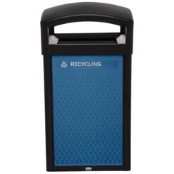 Rubbermaid Commercial Tailor Deco Outdoor Trash Can Metal Frame 51 Gal Black -Rubbermaid 274596 AlternateImageView Lg