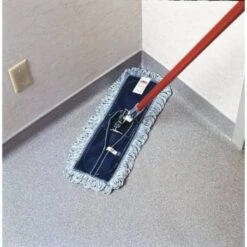 Rubbermaid Commercial 18"x 5"white Blend Looped Fringe Flt Mop Head -Rubbermaid 280689 DetailedProductView4 Lg