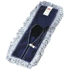 Rubbermaid Commercial 18"x 5"white Blend Looped Fringe Flt Mop Head