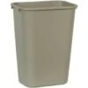 Rubbermaid Commercial 10.25 Gal Beige Rectangular Trash Can -Rubbermaid 280920 MainProductImage Lg