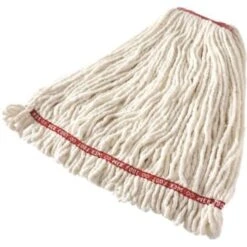 Rubbermaid Commercial 24 Oz White Web Foot Blend Replacement String Mop Head