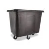 Rubbermaid Commercial 16 Cu.' Black Cube Truck Without Lid -Rubbermaid 307790 MainProductImage Lg