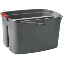 Rubbermaid Commercial 19 Qt. Plastic Double Pail 8 Rubbermaid Commercial 19 Qt. Plastic Double Pail -Rubbermaid 318635 DetailedProductView2 Lg