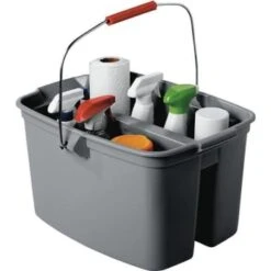 Rubbermaid Commercial 19 Qt. Plastic Double Pail 9 Rubbermaid Commercial 19 Qt. Plastic Double Pail -Rubbermaid 318635 DetailedProductView3 Lg