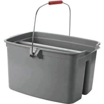 Rubbermaid Commercial 19 Qt. Plastic Double Pail 3 Rubbermaid Commercial 19 Qt. Plastic Double Pail