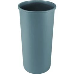 Rubbermaid Commercial 22 Gal Gray Round Trash Container