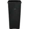 Rubbermaid Commercial Untouchable 23 Gal Black Square Trash Can 1 Rubbermaid Commercial Untouchable 23 Gal Black Square Trash Can -Rubbermaid 318641 MainProductImage Lg