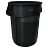 Rubbermaid Commercial Brute 44 Gal Black Round Vented Trash Can -Rubbermaid 319554 MainProductImage Lg