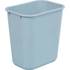 Rubbermaid Commercial 7 Gal Gray Rectangular Deskside Trash Can -Rubbermaid 323381 DetailedProductView1 Lg