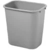 Rubbermaid Commercial 7 Gal Gray Rectangular Deskside Trash Can -Rubbermaid 323381 MainProductImage Lg