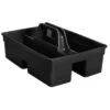 Rubbermaid Executive Carry Caddy, 2-Compartment Plastic, 10 3/4" X 6 1/2", Bla -Rubbermaid 367008 WebOnly Lg