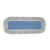 Rubbermaid Mop Pad: Microfiber, 18 In Frame Wd, Blue, Quick Change Connection