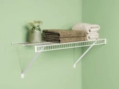 Rubbermaid 3-Foot X 12-Inch Linen Shelf Prepack