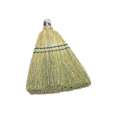 Rubbermaid Corn Broom: 8 In Sweep Face, Stiff, Natural, Yellow Bristle 3 Rubbermaid Corn Broom: 8 In Sweep Face, Stiff, Natural, Yellow Bristle