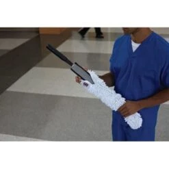 Rubbermaid® Hygen™ Multi-Purpose Microfiber Duster And Frame (6-Pack) (White) -Rubbermaid 452668 w DetailedProductView3 Lg