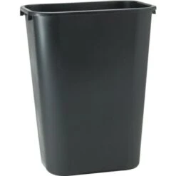 Rubbermaid 41.25 Quart Waste Basket (Black)
