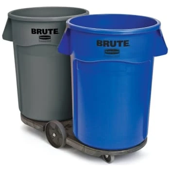 Rubbermaid Brute Tandem Black Trash Can Dolly 6 Rubbermaid Brute Tandem Black Trash Can Dolly - Image 4