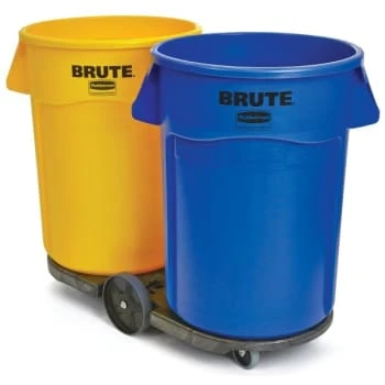 Rubbermaid Brute Tandem Black Trash Can Dolly 9 Rubbermaid Brute Tandem Black Trash Can Dolly - Image 7
