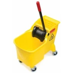 Rubbermaid 31 Quart Plastic Mop Bucket W/ Wringer -Rubbermaid 531856 w DetailedProductView4 Lg
